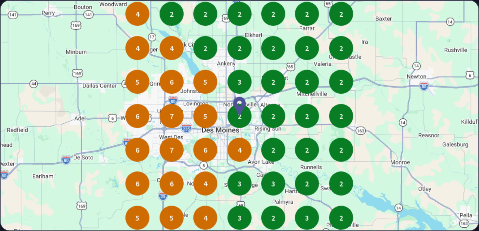 Maps grid · average rank 3.3